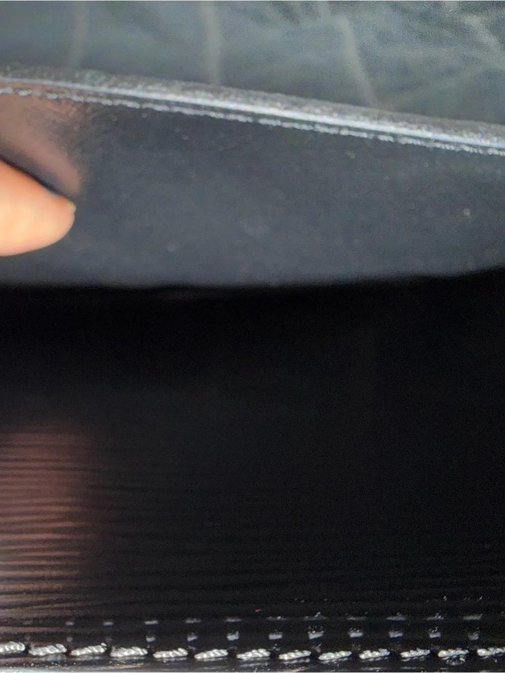 Louis Vuitton Black Epi Leather Monceau Bag